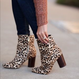 Sam Edelman Leopard Booties